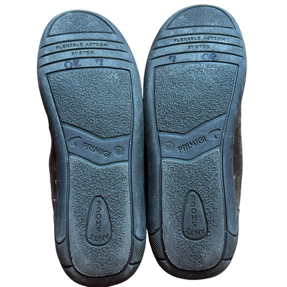 Primigi Penny Loafers Shoes Boys size 38 US 5.5-6‎ Slip-On Suede Comfort Brown - Picture 7 of 9